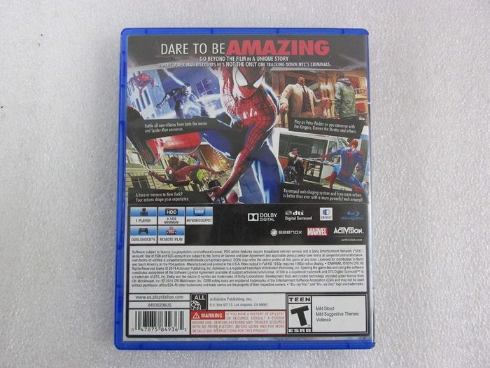 The Amazing Spider-Man 2 ps4 game