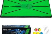 Update Golf Practice Hitting Swing Mat, Portable Strike Training Mat for Swing Traces Detection, Clearly Shows Impact Traces, 12 x 24in Accustrike Golf Swing Training Aids