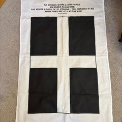 Vintage Flag of Cornwall Tea Towel