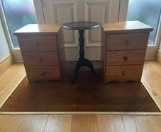 Bedside Lockers and small table