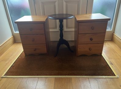 Bedside Lockers and small table