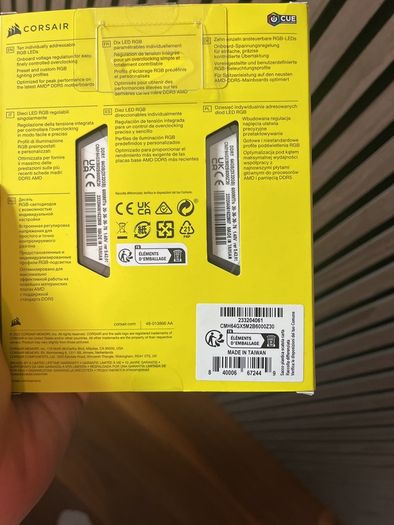 Vengeance RGB 64GB DDR5 memory for AMD