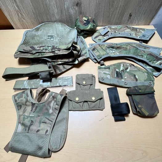 JobLot MTP Mk4 Osprey Body Armour Brassards, Collars, Shoulder Pads, Pouches