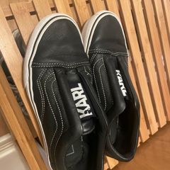 Vans x Karl Lagerfeld slip-on sneakers