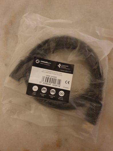 Brand-new Connekt Gear DisplayPort v1.2 4K Display Cable 2m 26-6020