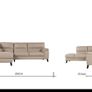 Leather corner sofa Image 4