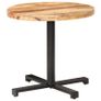 Bistro Table Round 80x75 cm Rough Mango Wooda Image 7