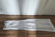 White Voile Eyelet Curtains (54" x 82") / Net Panels