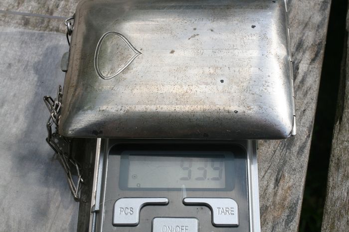 Antique sterling silver wallet