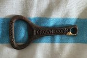 1920s antique crown cork cast iron bottler opener