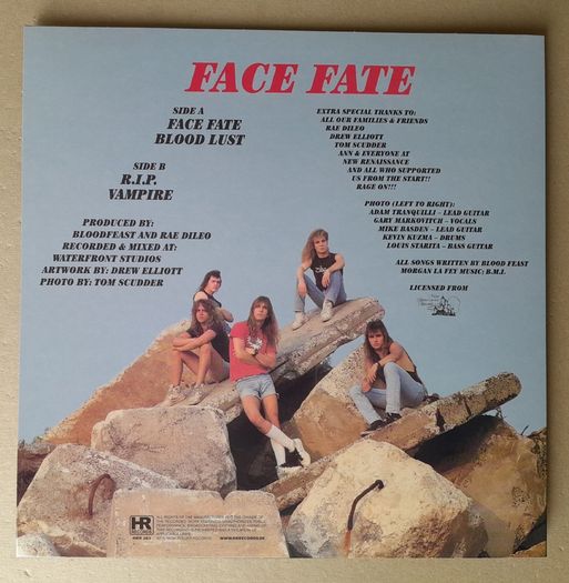 BLOOD FEAST Face FATE classic death Thrash metal