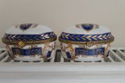 Vintage French Style Porcelain Trinket Boxes