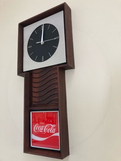 Coca Cola Clock upgraded to quartz movement