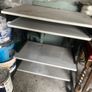 Computer desk with sliding keyboard tray Image 2