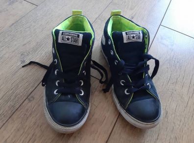 Black converse trainers size 5.5 UK