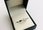 Brand New 9ct White Gold Diamond Solitaire Engagement Ring