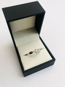 Brand New 9ct White Gold Diamond Solitaire Engagement Ring