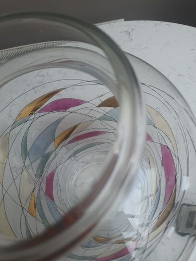 Large Vintage Clarenbridge Glass Vase
