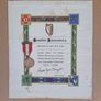 Irish Red Cross Emergency Service Medal and Certificate 1939-1946 Image 2