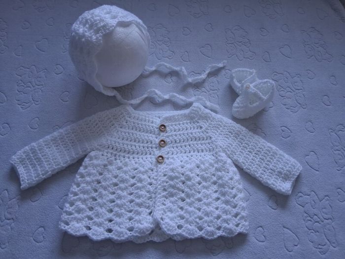 Handmade baby cardy sets 3-6 months