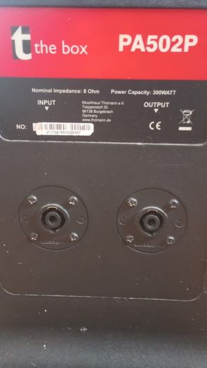 2 thomann the box PA502P