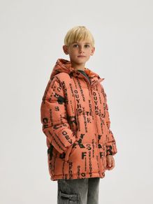 Quilted jacket with hood water reppelent 12-13 years 158-164 cm