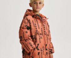 Quilted jacket with hood water reppelent 12-13 years 158-164 cm