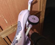 Foldee Lilac Unicorn Ride On, foldable trike, tricycle