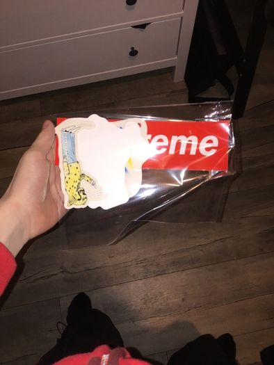 Supreme box logo tee black size small