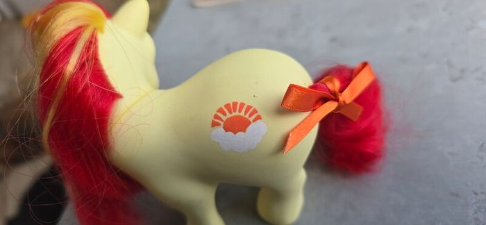 Mammy and Son Custom Sunburst Mountain Boy Ponies using MLP G1 Base My Little Pony