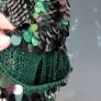 KAREN MILLEN green sequinned knit bolero Sz 4 (Fit 10-16UK) - Rrp 160 (New) Image 8