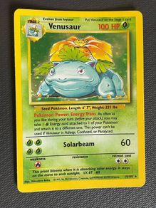 Venusaur Base Set Holo