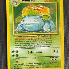 Venusaur Base Set Holo