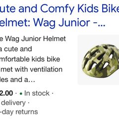Wag junior bike helmet
