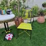 Bistro set Forged Garden Chairs  Cast iron table very heavy furniture patio decking steel home house  cottage benchs gift present new sea shels furniture pots statue  table and chairs seat Image 4