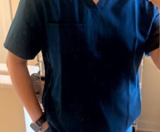 Stasis Scrub Top - Caribbean Color (Hospital Uniform) Small Brand New