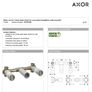 Hansgrohe Axor Concealed Set - 3 Hole Basin Mixer Image 2