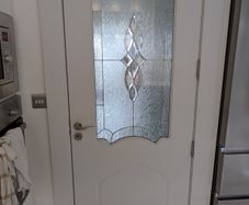 White pre finished doors