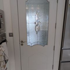 White pre finished doors