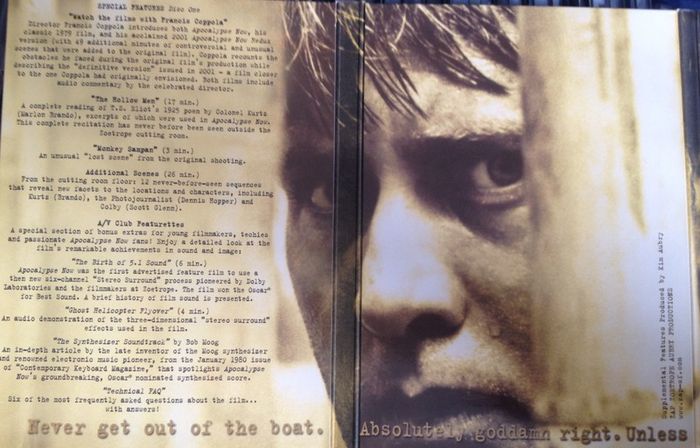 Apocalypse Now: The Complete Dossier (Francis Ford Coppola Film) [1979] Marlon Brando, Martin Sheen & Robert Duval [Movie DVD] Region 1
