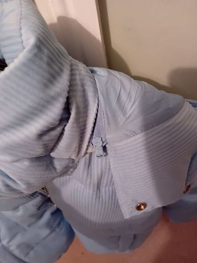 Stunning Benetton Jacket - Light Blue - Size XS Fits UK 10, 12 - BNWT RRP 159