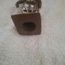 Vintage Miniature Bronze Statue Image 5