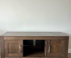 Solid wood tv cabinet