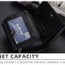 Baellerry Short Wallet for Men PU Leather Custom Embossed RfID Blocking Front Pocket Gift Image 3