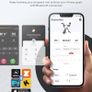 4 IN 1 Full-Body Exercise Bike Multifunctional Foldable Exercise Bike Exclusive APP for Customizable Plans, 16-Level Magnetic Resistance Folding Stationary Exercise Bike, 300lbs Capacity & Upgraded Comfort Seat Cushion Image 6