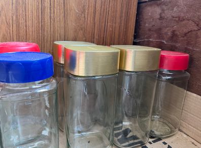 Glass Jars With Screw Cap Lids