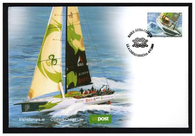 2009 Ireland Sailing Ships Volvo Ocean Race Commemorative Stamp An Post First Day Cover (FDC)
