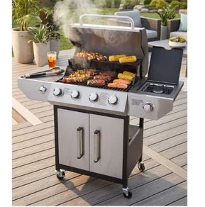 RoyalFlame 4+1 Gas BBQ Grill Station
