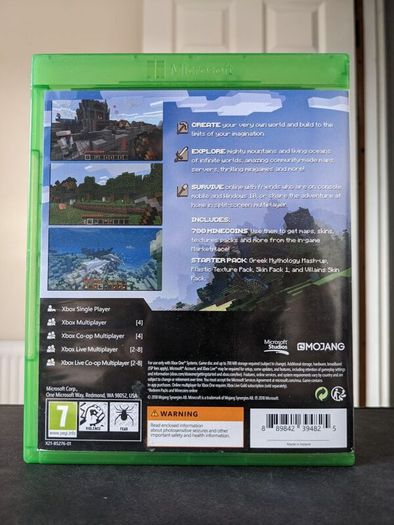 Minecraft (Bedrock/Cross Play Edition) - Xbox One