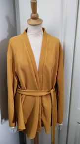 Shein mustard wrap